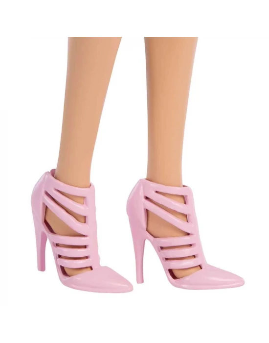 Barbie Deluxe Style Pembe Ceketli Bebek JJN69