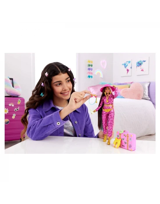 Barbie Extra Seyahat Bebekleri Safari Temalı HPT48