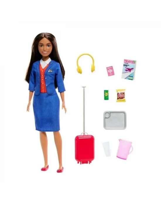 Barbie Hostes Bebek ve Aksesuarlar HYT60