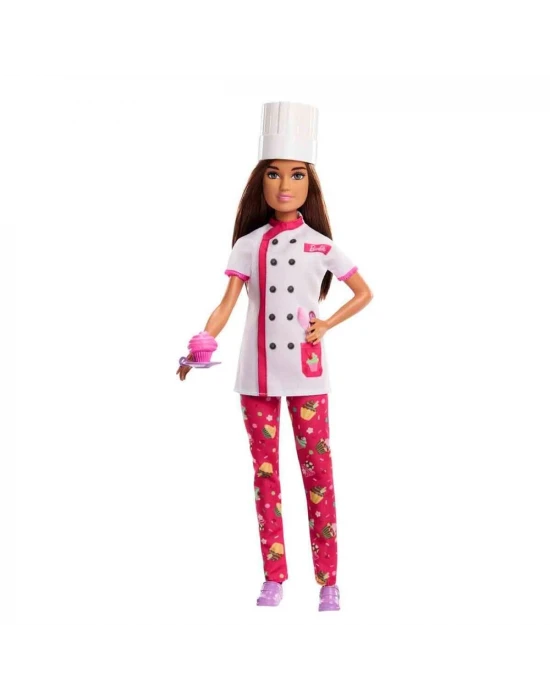 Barbie Kariyer Bebeği Pasta Şefi HKT67