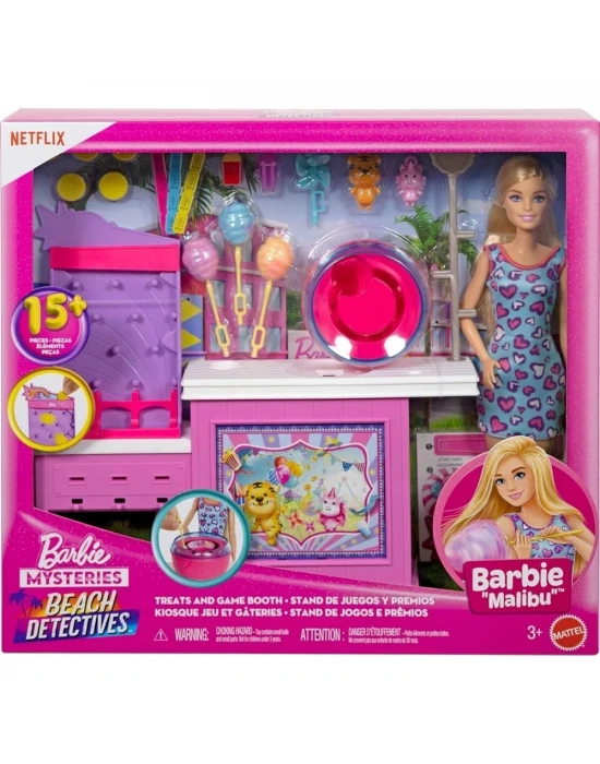 Barbie Mysteries Beach Detectives Ödüller ve Oyun Kabini JFV67