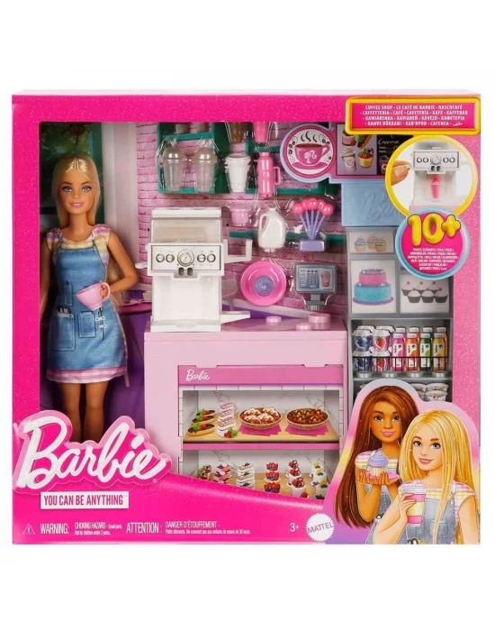 Barbienin Kahve Dükkanı Oyun Seti HXN94