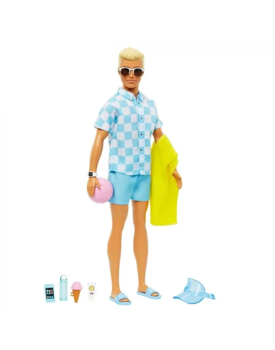 Barbie Plaj Günü Bebeği Ken HPL74