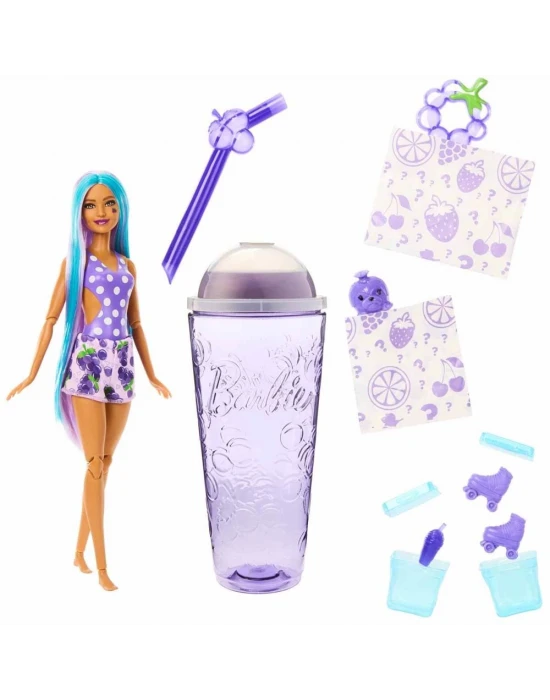 Barbie Pop Reveal Meyve Serisi HNW44 - Grape Fizz