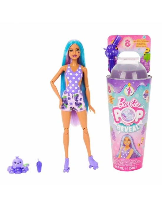 Barbie Pop Reveal Meyve Serisi HNW44 - Grape Fizz