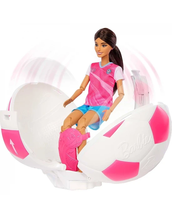 Barbie Roll ve Reveal Futbolcu Bebeği JMK20