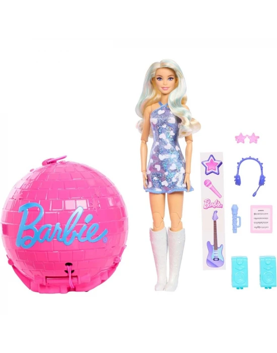 Barbie Roll ve Reveal Pop Star Bebeği JMK19