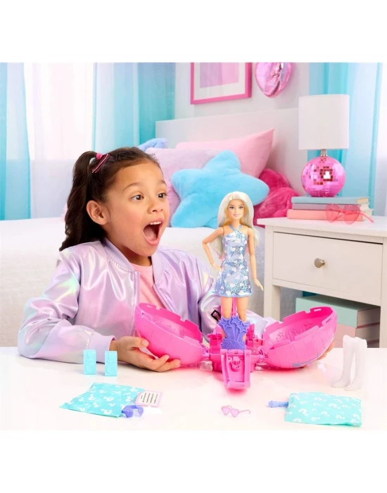 Barbie Roll ve Reveal Pop Star Bebeği JMK19