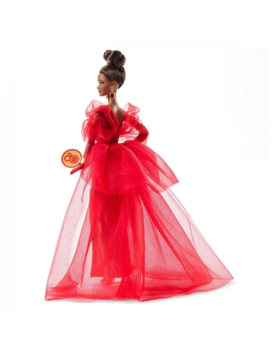 Barbie Signature - Mattel 80. Yıl Özel Koleksiyon Bebeği Esmer JB