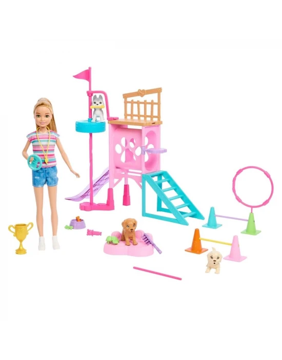 Barbie Stacienin Köpekçik Oyun Parkı HRM10