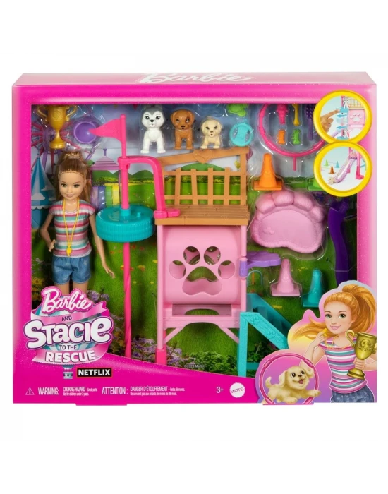 Barbie Stacienin Köpekçik Oyun Parkı HRM10