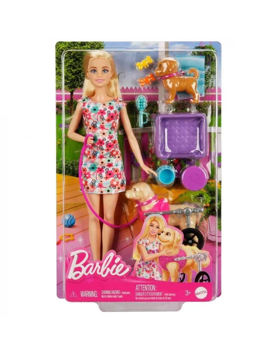 Barbie ve Engelli Köpeği Oyun Seti HTK37