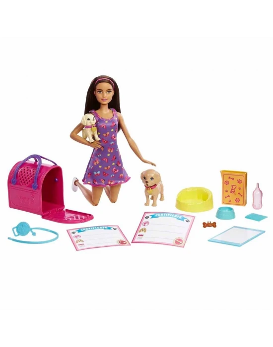 Barbie ve Köpekçikleri Oyun Seti HKD86