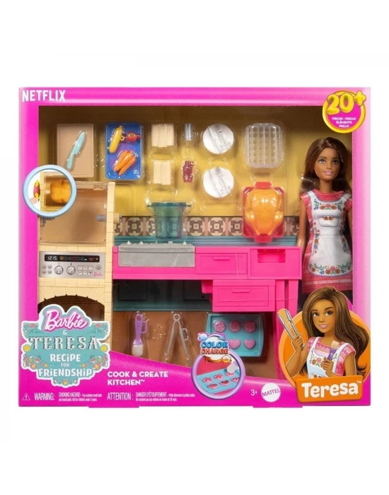 Barbie ve Teresa Mutfak Oyun Seti JCT06