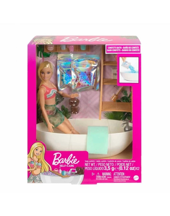 Barbie Wellness Barbienin Spa Günü Oyun Seti HKT92