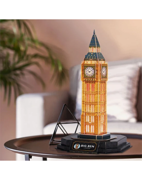 BIG BEN 3D Puzzle (Led Işıklı) L537h