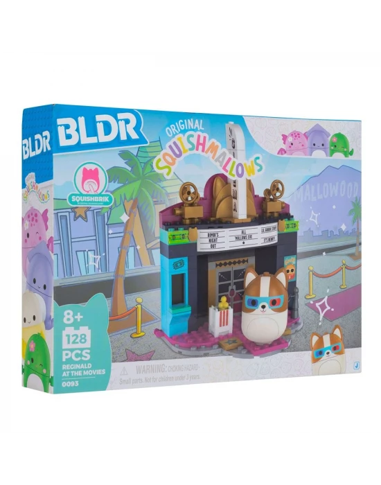 BLDR Squishmallows Oyun Seti - Köpek Reginald Sinemada CNS0093
