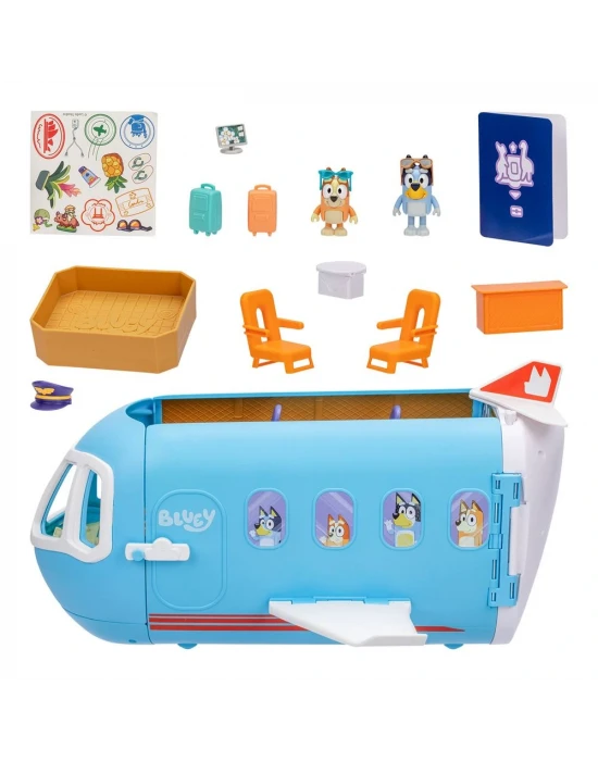 Bluey 3ü 1 Arada Dönüşen Uçak Oyun Seti 17670