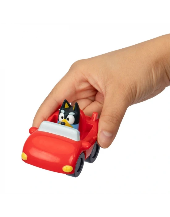 Bluey Figürlü Mini Araçlar - Bandit Cabrioda