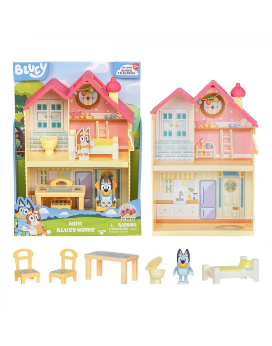 Bluey Mini Ev ve Figür Oyun Seti 17614