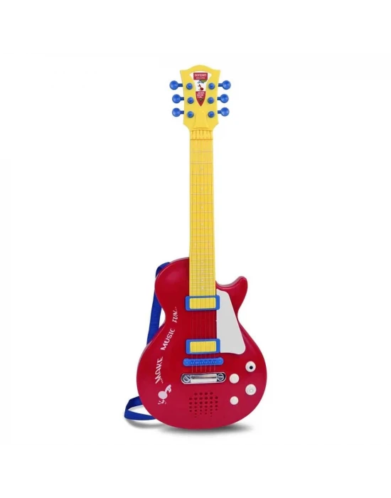Bontempi Kırmızı Elektronik Çocuk Rock Gitarı 53 cm