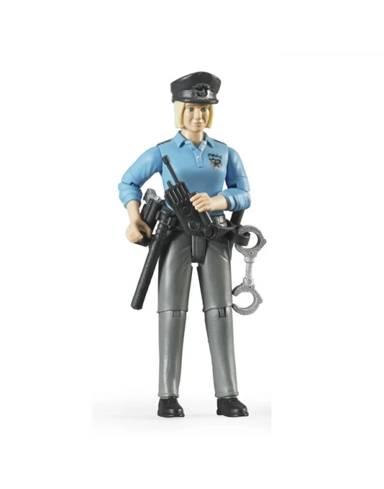 Bruder Açık Tenli Bayan Polis Memuru ve  Aksesuarları