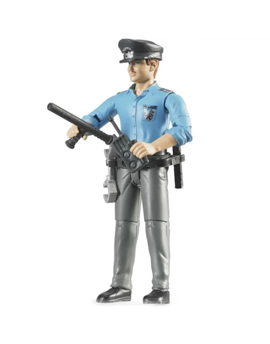 Bruder Açık Tenli Polis Memuru ve Aksesuarları