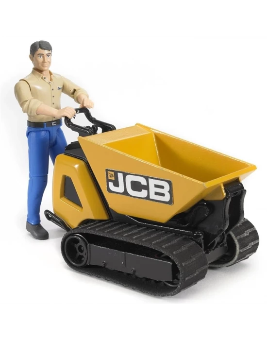 Bruder JCB Dumpster HTD-5 & İnşaat İşçisi