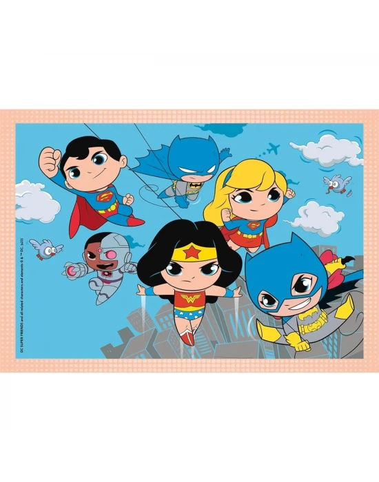 Clementoni DC Super Friends 4 in 1 Puzzle 72 Parça 21520