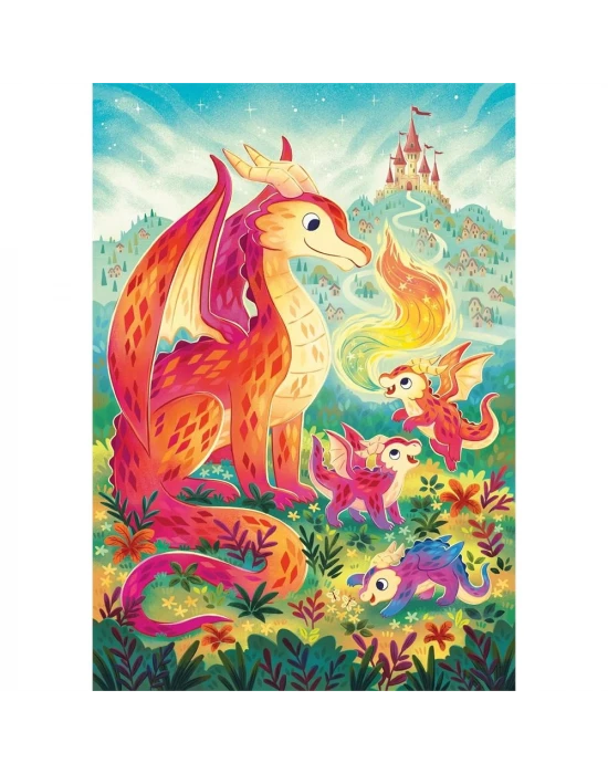Clementoni A Dragon Family Puzzle 60 Parça 26600