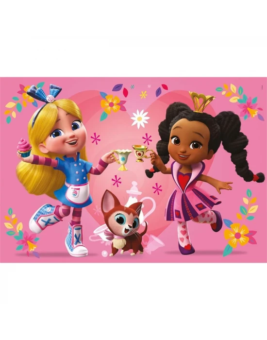 Clementoni Alice’s Wonderland Bakery Puzzle 2x60 Parça 24814