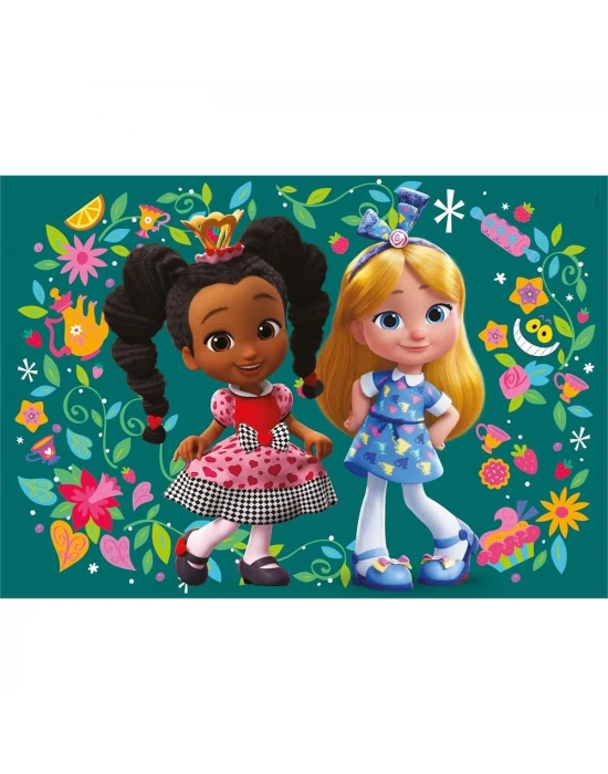 Clementoni Alice’s Wonderland Bakery Puzzle 2x60 Parça 24814