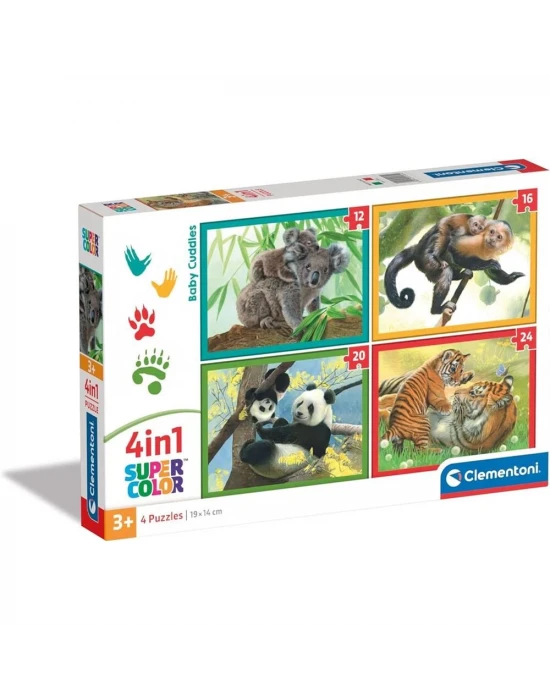 Clementoni Baby Cuddles Puzzle 4 in 1 21532