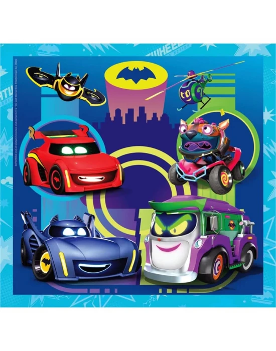 Clementoni Batwheels Puzzle 3x48 Parça 25307