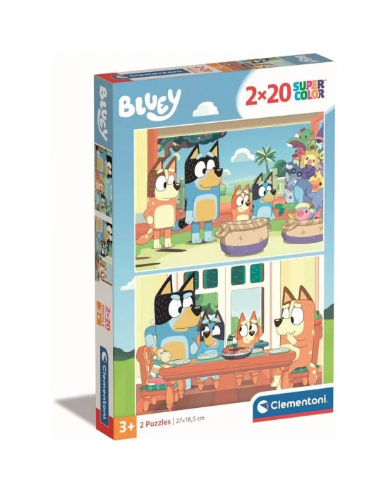 Clementoni Bluey Puzzle 2x20 Parça 24807