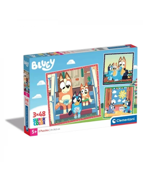 Clementoni Bluey Puzzle 3x48 Parça 25308