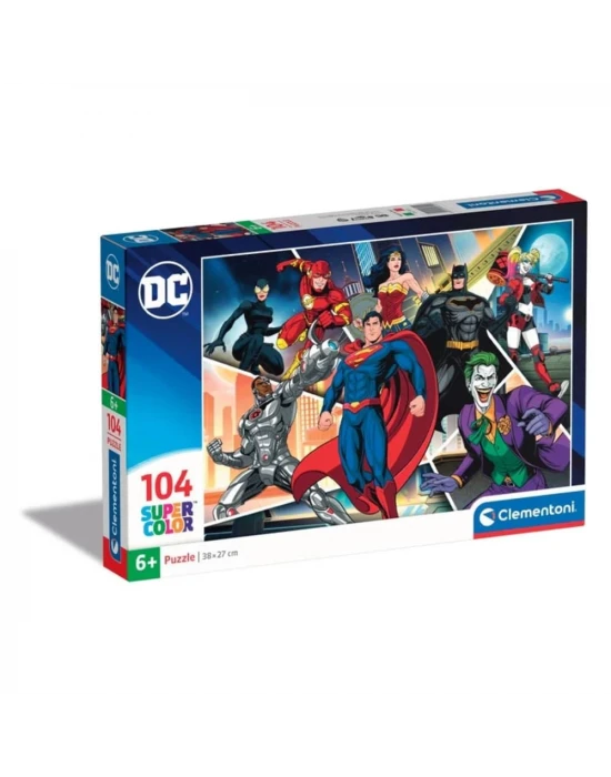 Clementoni DC Comics Justice League Puzzle 104 Parça 25722