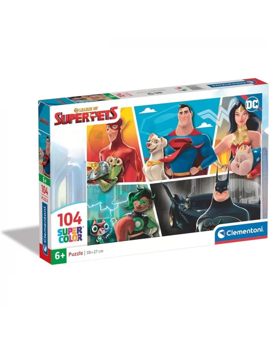 Clementoni DC Super Pets Puzzle 104 Parça 27172