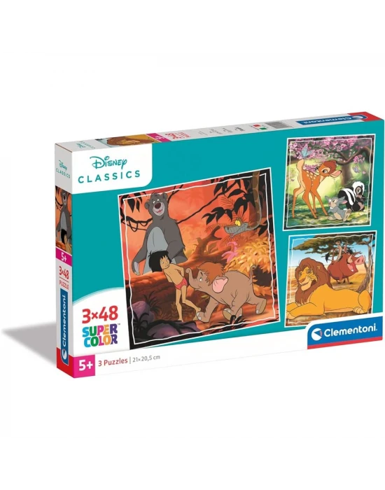Clementoni Disney Classics Puzzle 3x48 Parça 25299