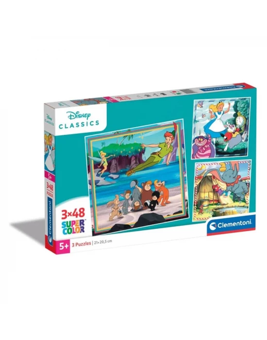 Clementoni Disney Classics Puzzle 3x48 Parça 25302