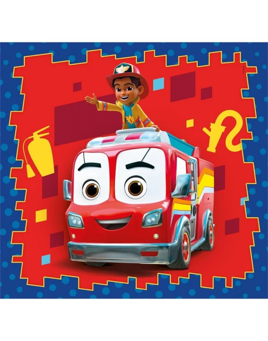 Clementoni Disney Firebuds Puzzle 3x48 Parça 25311