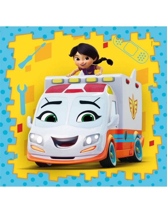 Clementoni Disney Firebuds Puzzle 3x48 Parça 25311