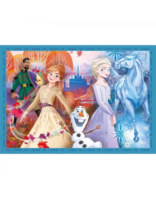Clementoni Disney Frozen 4 in 1 Puzzle 72 Parça 21518