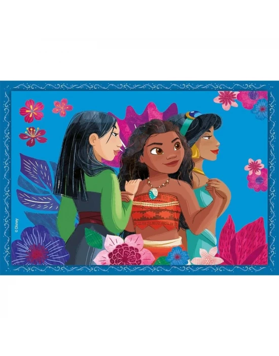 Clementoni Disney Princess Puzzle 4 in 1 72 Parça 21517