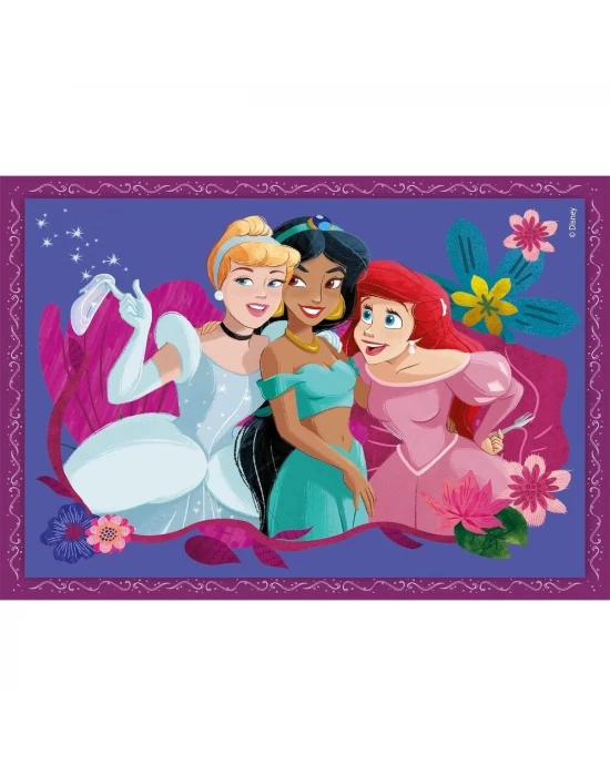 Clementoni Disney Princess Puzzle 4 in 1 72 Parça 21517