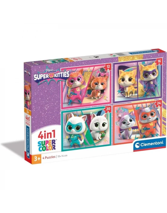 Clementoni Disney Super Kitties Puzzle 4 in 1 21531