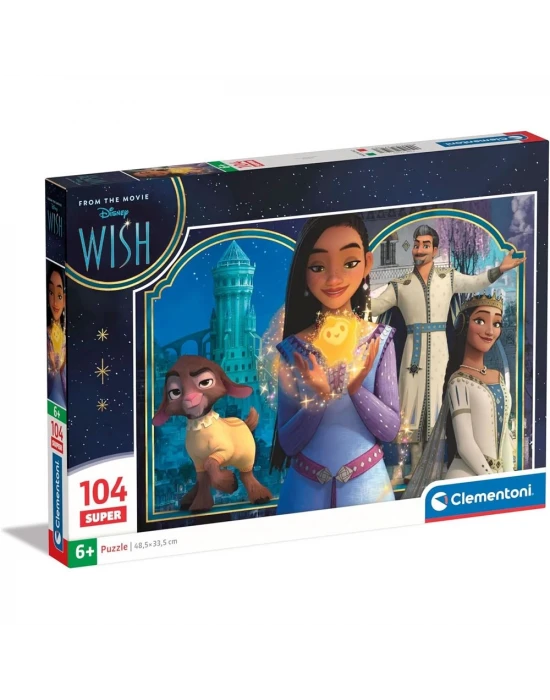 Clementoni Disney Wish Puzzle 104 Parça 27148