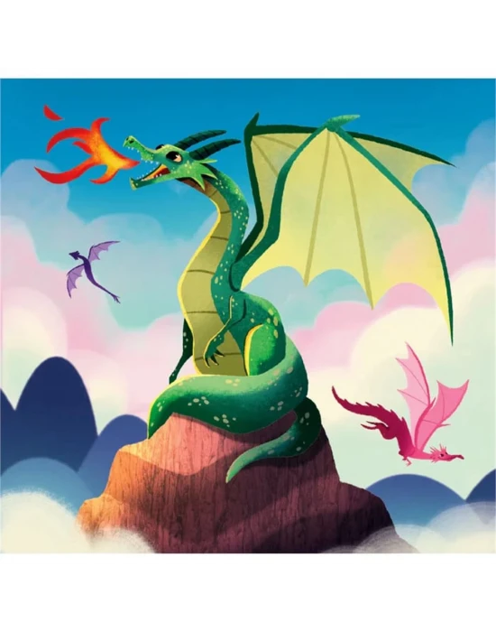 Clementoni Fantastic Creatures Puzzle 3x48 Parça 25319