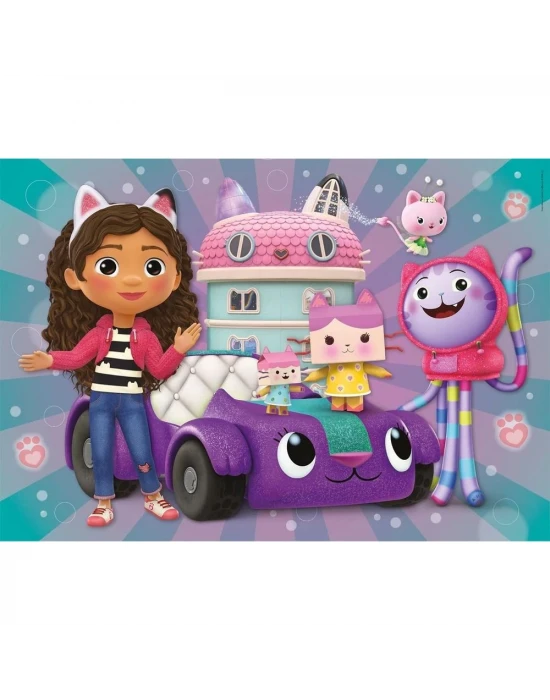 Clementoni Gabbys Dollhouse Puzzle 2x20 Parça 24802