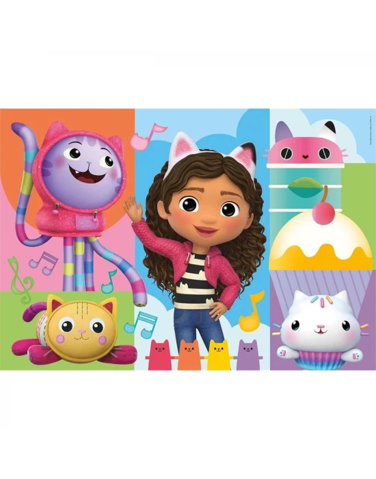 Clementoni Gabbys Dollhouse Puzzle 2x60 Parça 24804